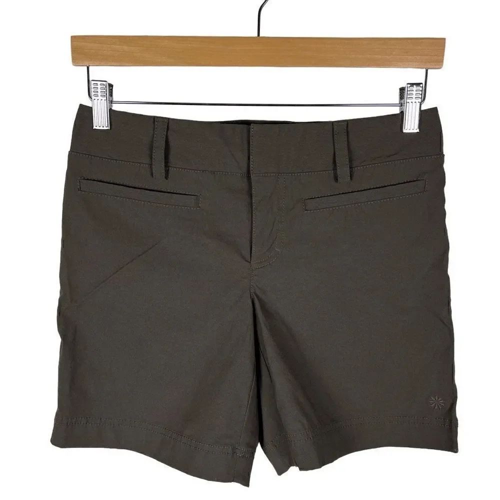 Athleta Hiking Shorts Gorpcore Outdoor Granola Girl Dark Brown women’s size 2
